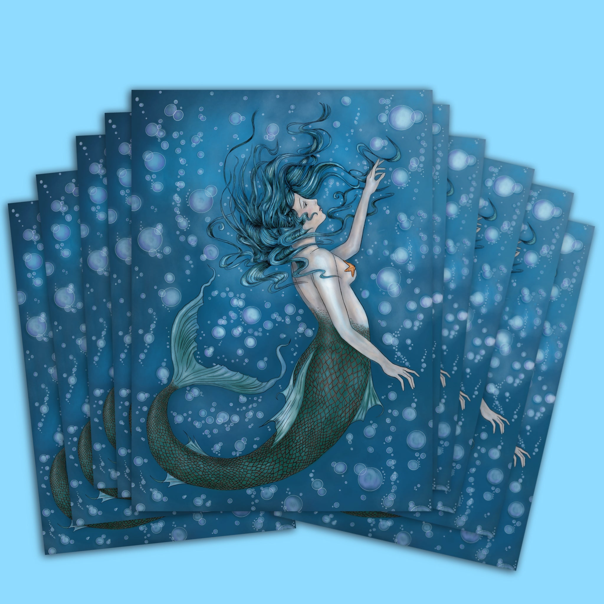 Mermaid Greeting Card