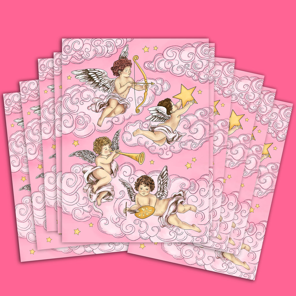 Cherub Greeting Card