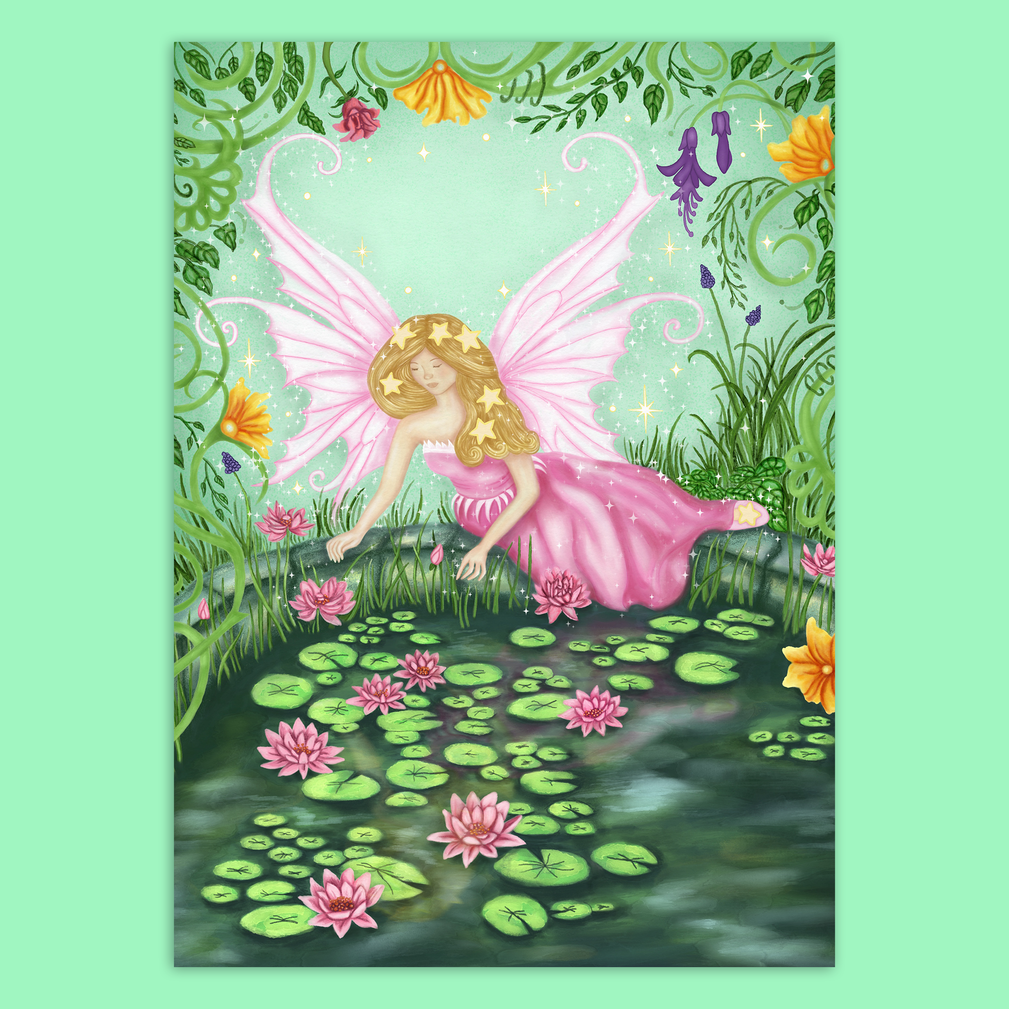 Fairy Garden Greeting Card