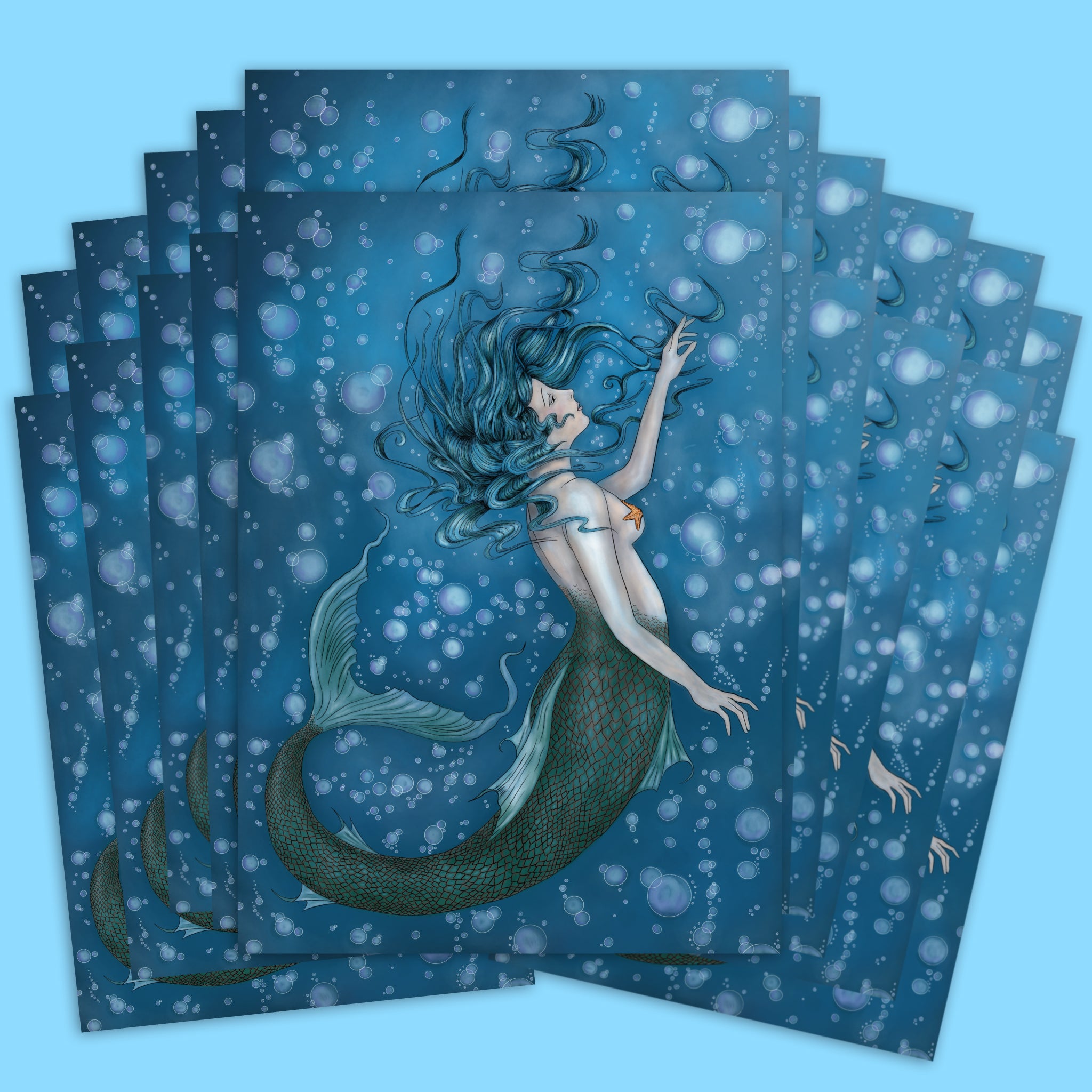 Mermaid Greeting Card