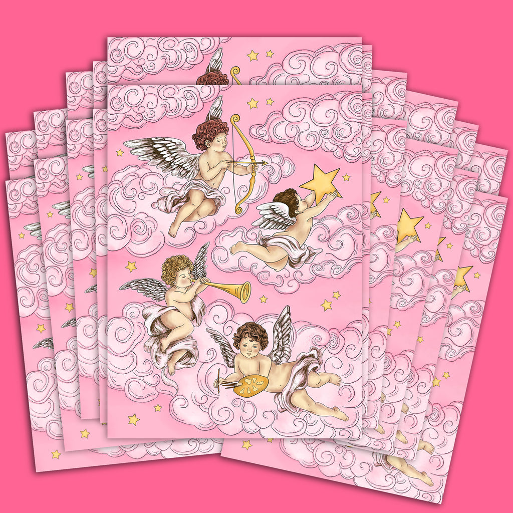 Cherub Greeting Card