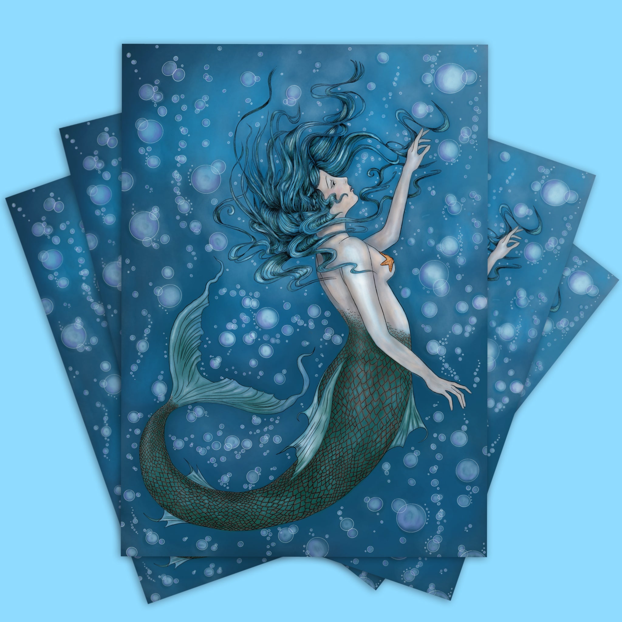 Mermaid Greeting Card