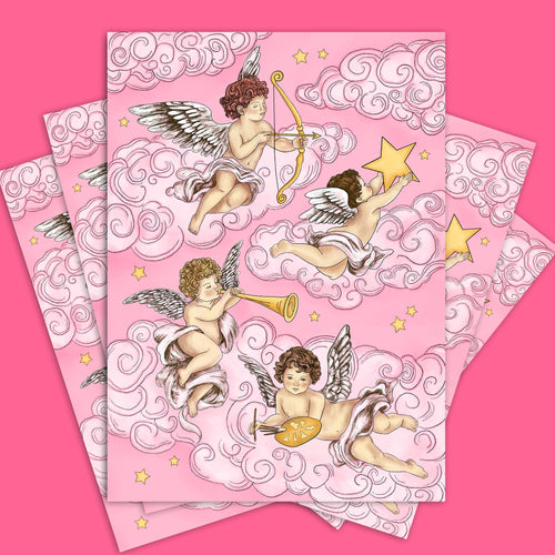 Cherub Greeting Card