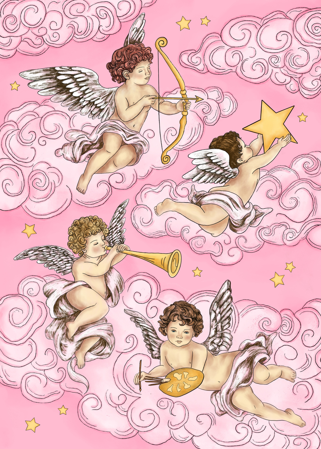 Cherub Art Print