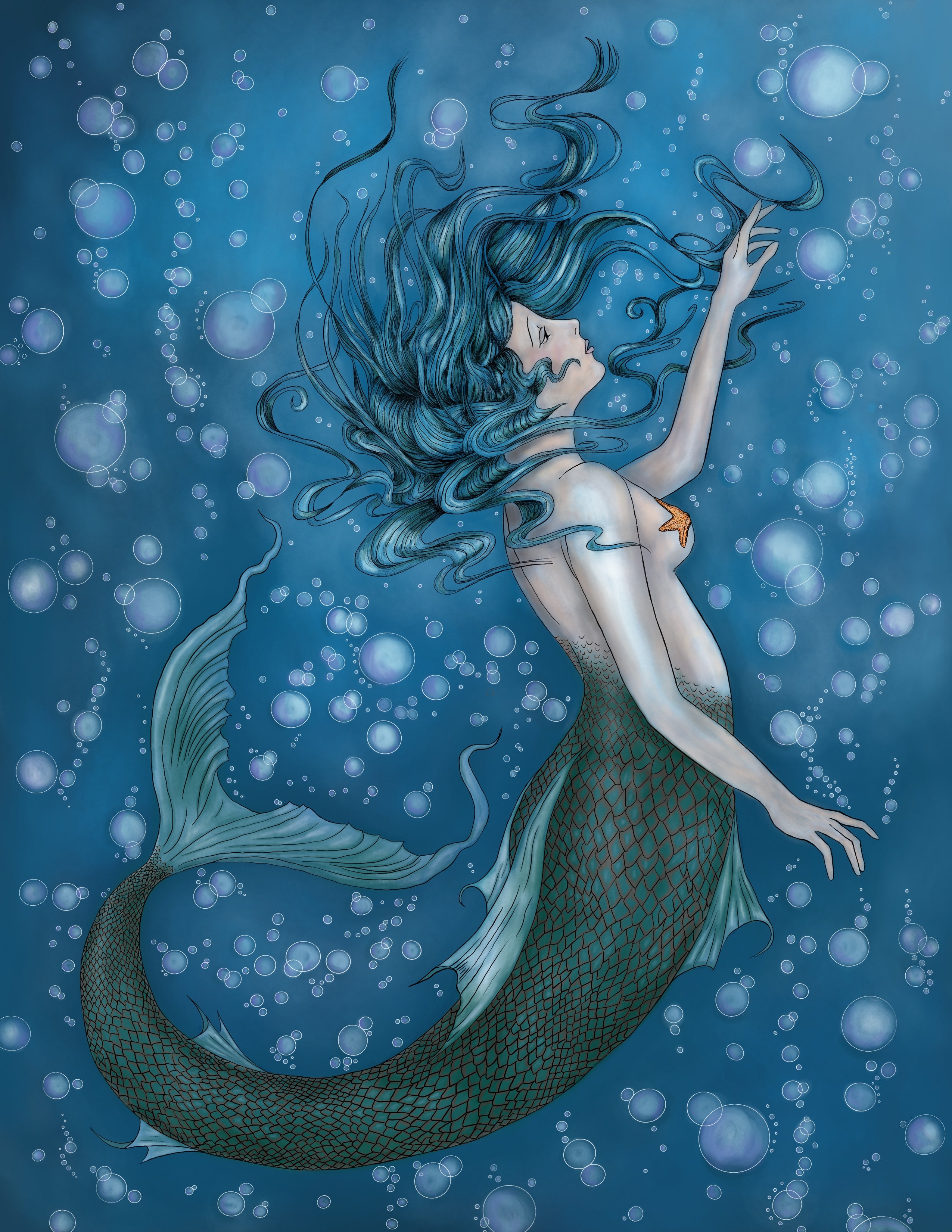 Mermaid Art Print