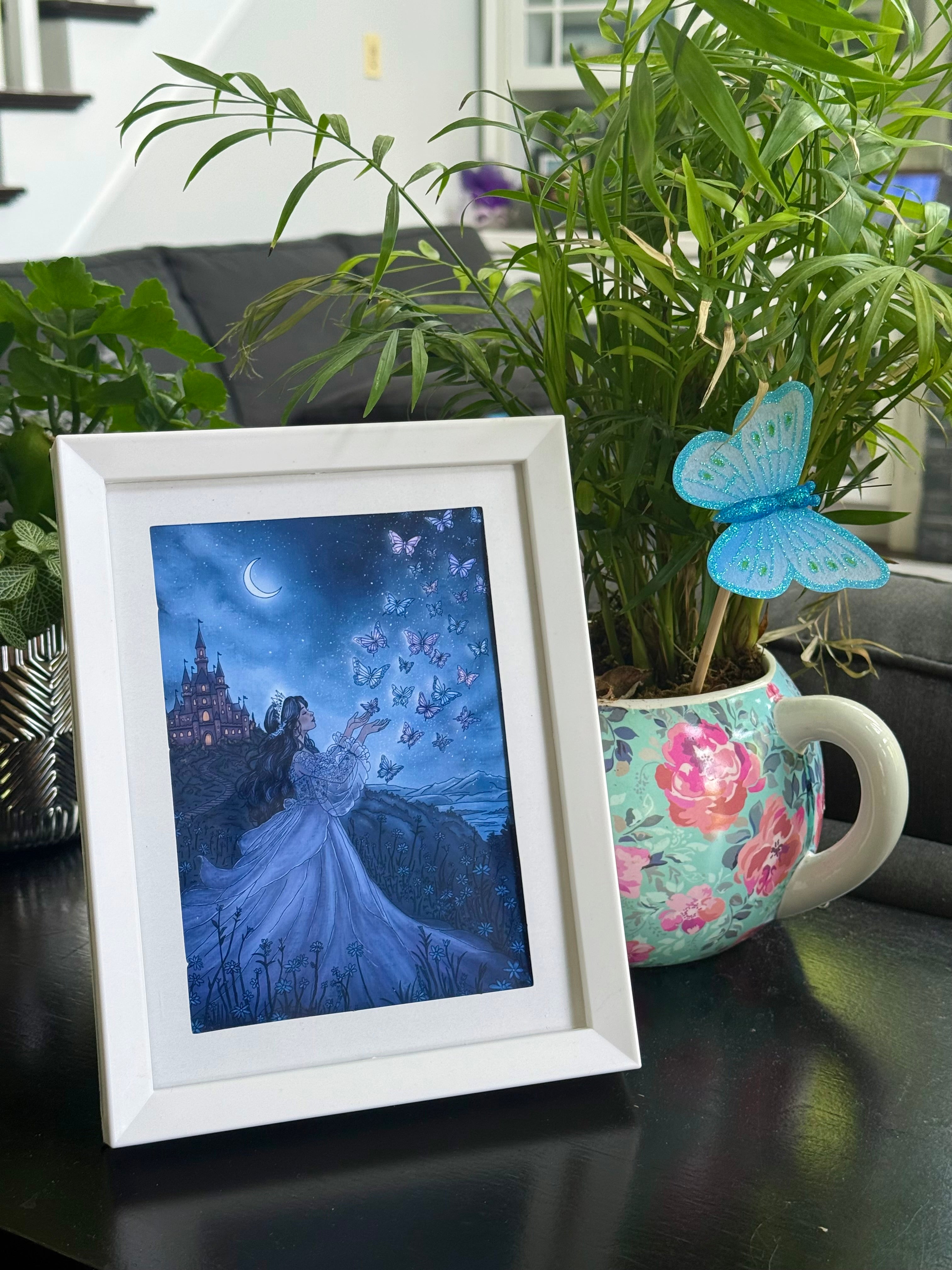 Butterfly Princess Print
