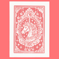 Carousel Horse Linocut Print