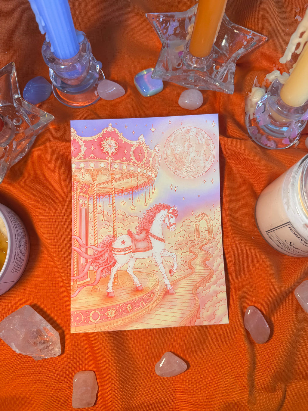Carousel Horse Print