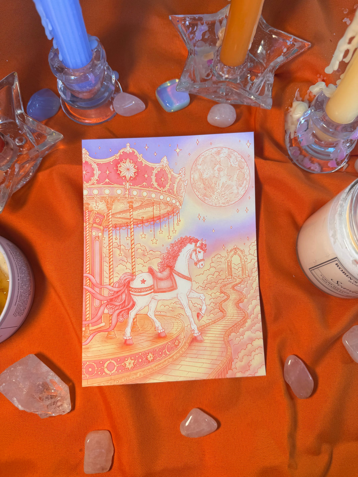 Carousel Horse Print