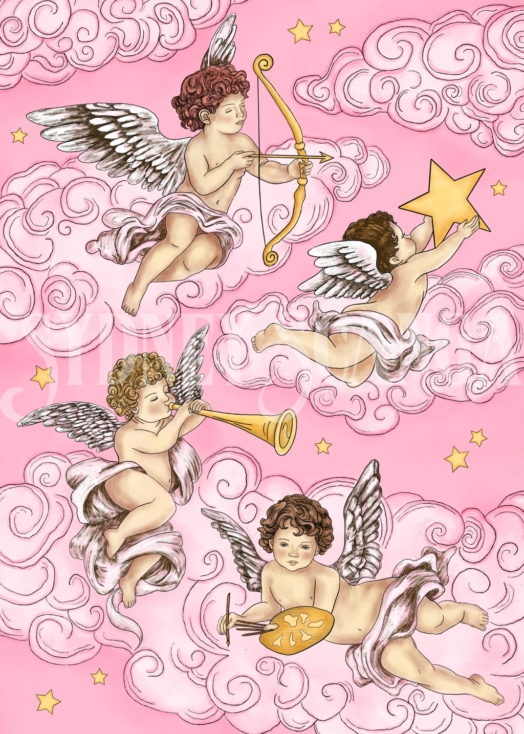 Cherub Art Print