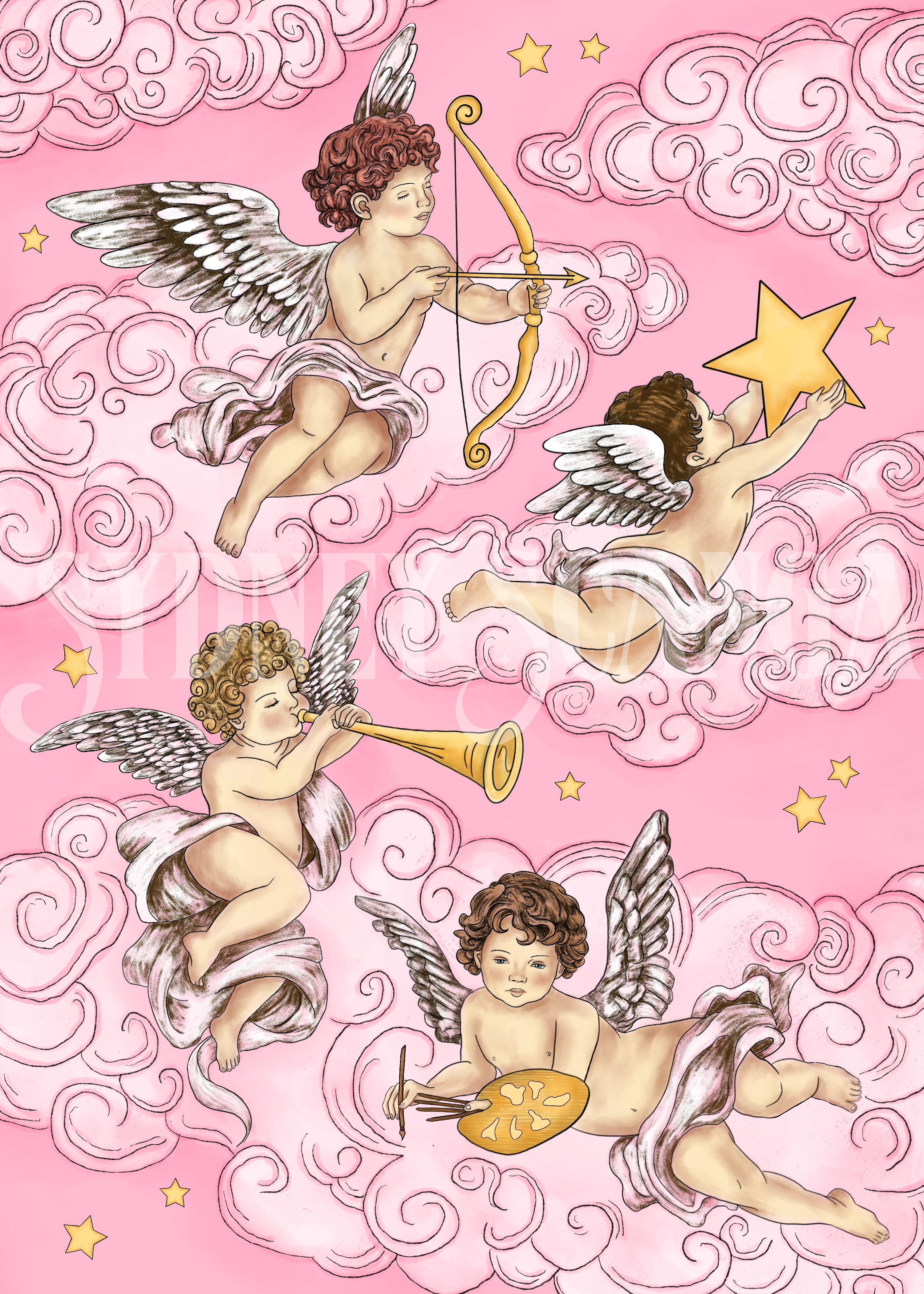 Cherub Art Print