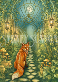 Greenhouse Fox Print