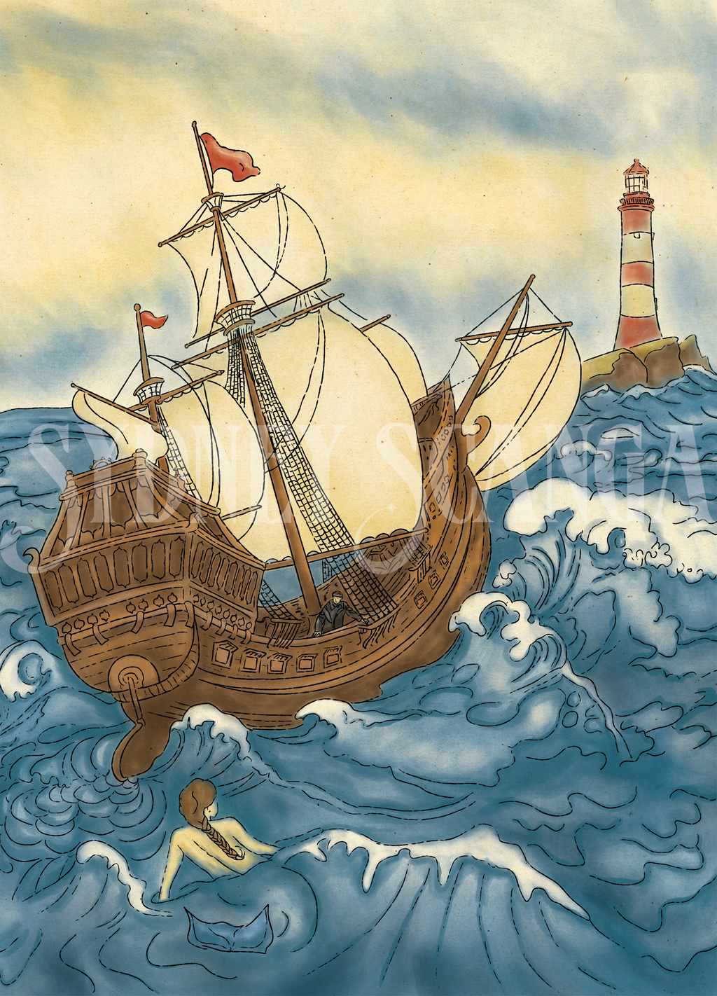 Ship Art Print