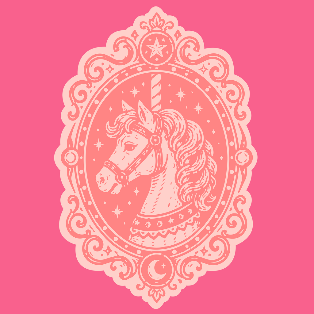 Carousel Horse Sticker