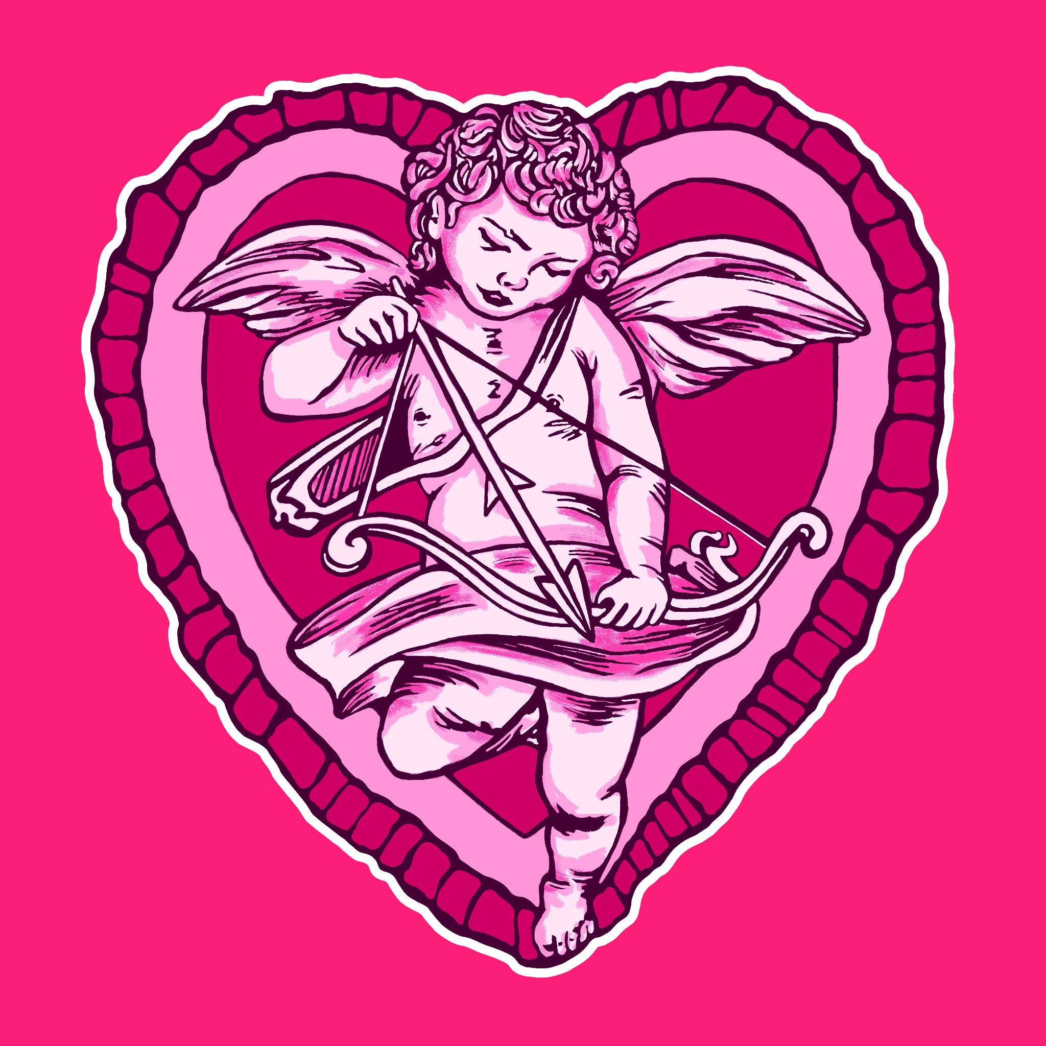 Cherub Sticker