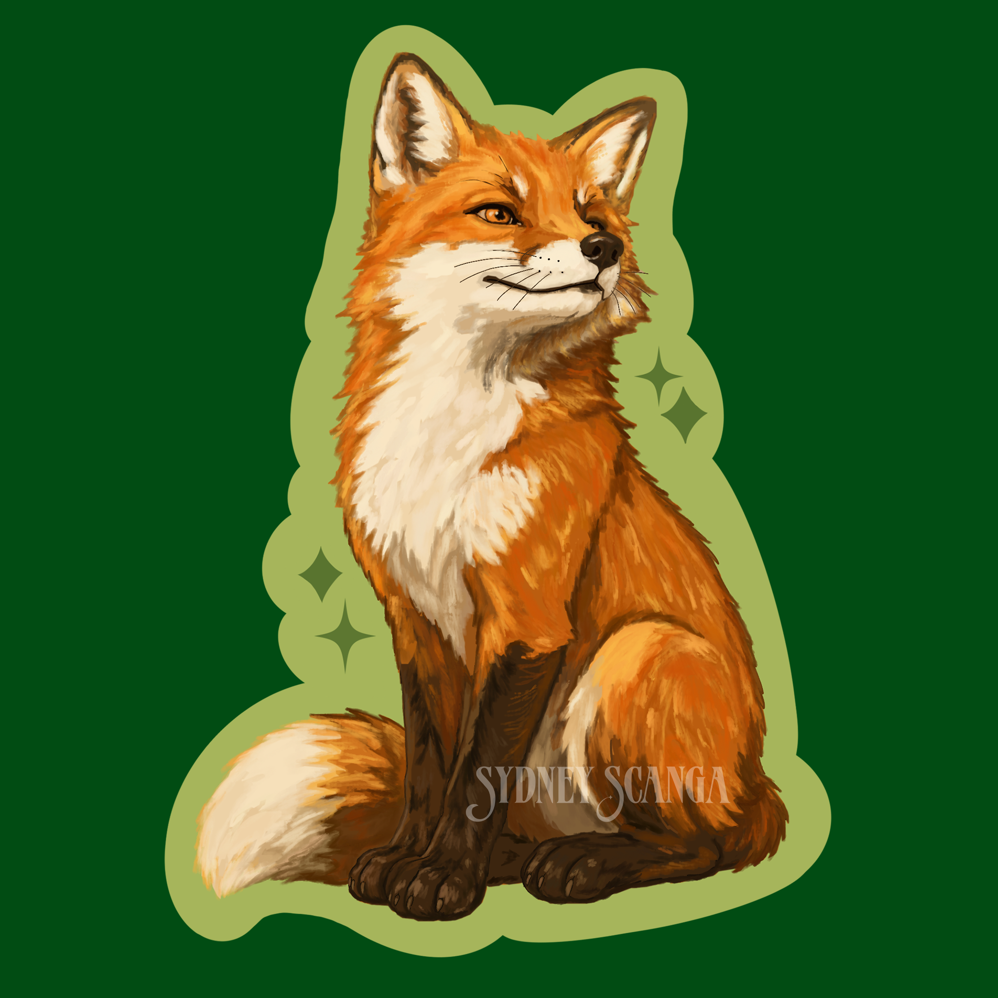 Fox Sticker