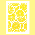 Lemon Linocut Print