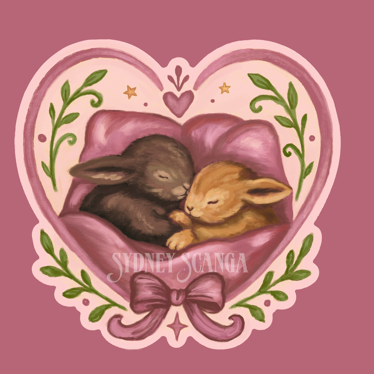 Love Bunnies Sticker