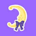 Cozy Moon Sticker