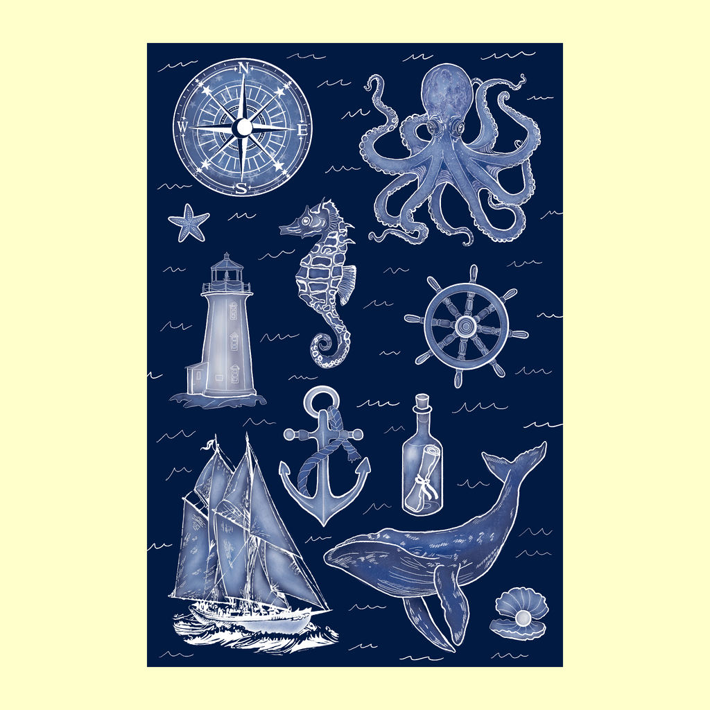 Ocean Sticker Sheet