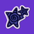 Spiral Star Sticker