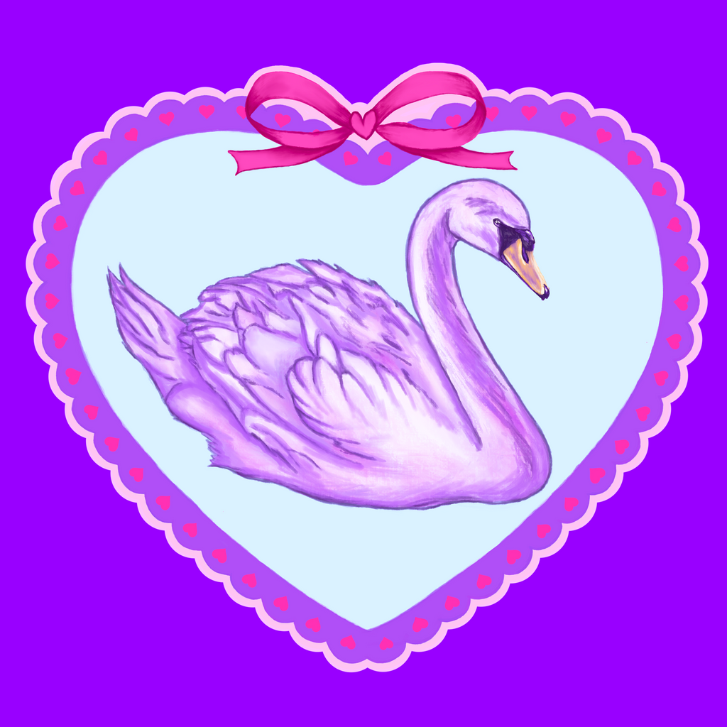Swan Sticker
