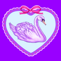 Swan Sticker