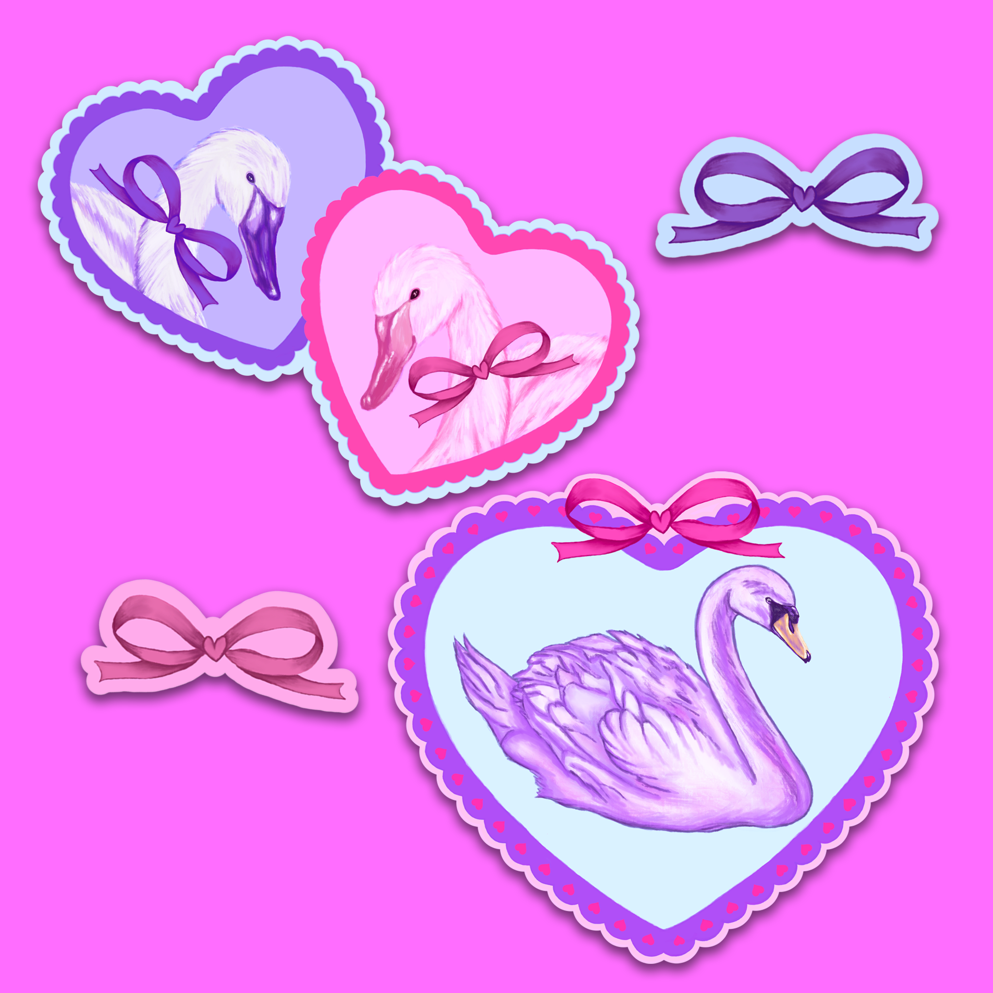 Swan Sticker Bundle
