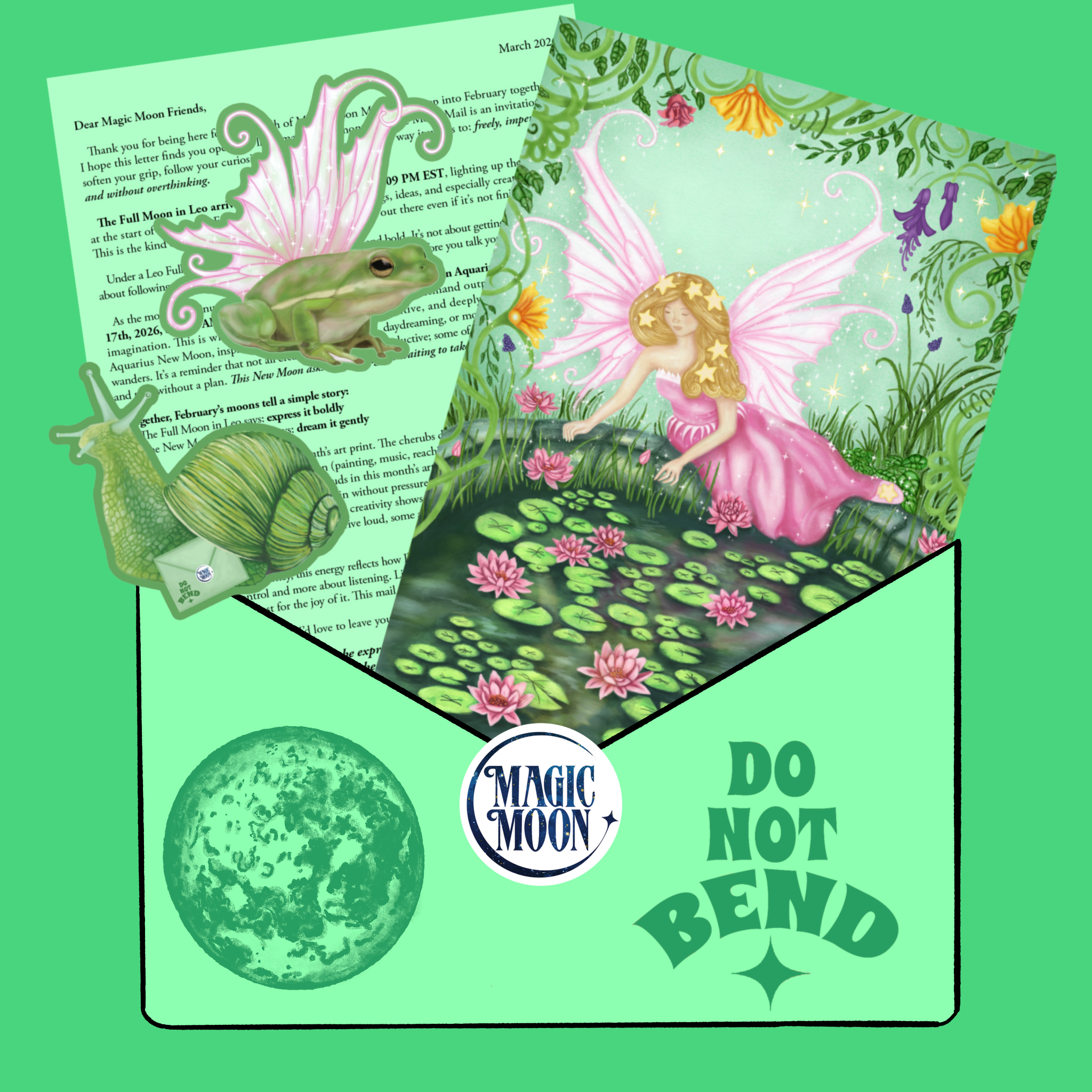 Magic Moon Mail (USA) ☽